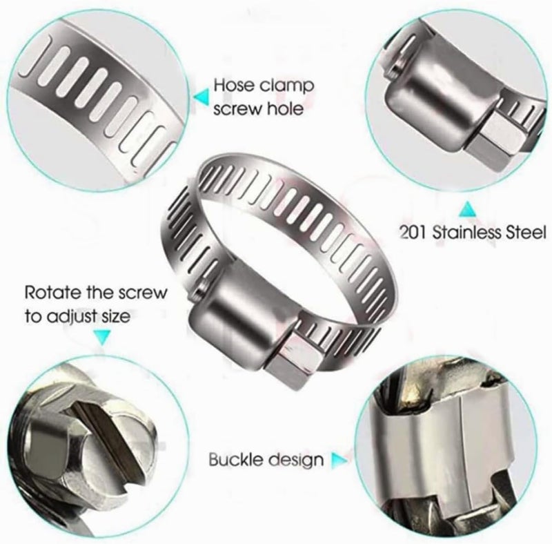 درافل أنبوب غاز البترول المسال دورافيل 8 مم مع مشابك - 4 أمتار - Image 5